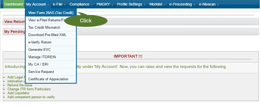 Screenshot IncomeTaxLogin3