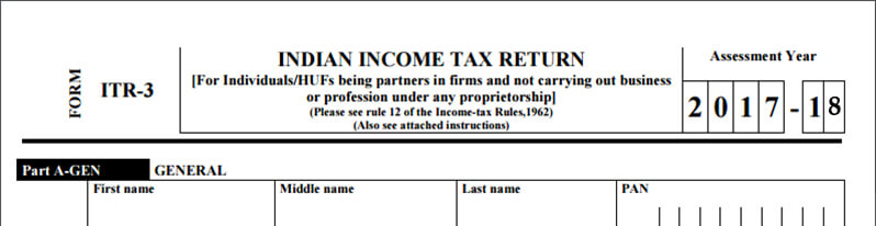 itr-3 form